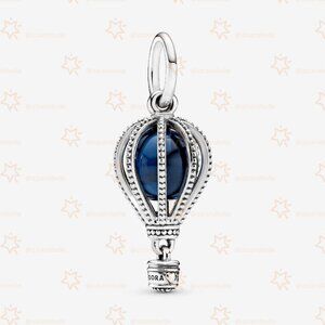 Pandora Blue Hot Air Balloon Travel Charm
